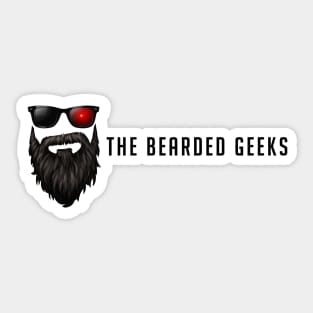 The Bearded Geeks Dual Logo Sticker